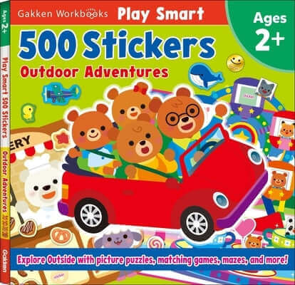 Play Smart 500 Stickers Outdoor Adventures Paperback Gakken