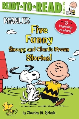 Paperback book featuring Snoopy and Charlie Brown stories with illustrations of Snoopy and Woodstock, by Simon Spotlight.
