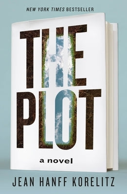 Paperback of "The Plot" novel by Celadon Books, featuring a dark cover with intriguing artwork and title text.