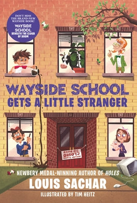 Paperback of Wayside School Gets a Little Stranger by HarperCollins, featuring the book cover with colorful illustrations.