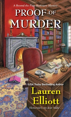 Mass market paperbound copy of Proof of Murder by Kensington Publishing Corporation, featuring the book cover with title and author.