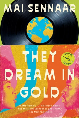 They Dream in Gold paperback book by Zando Sjp Lit, showing the cover with gold accents and artistic design.