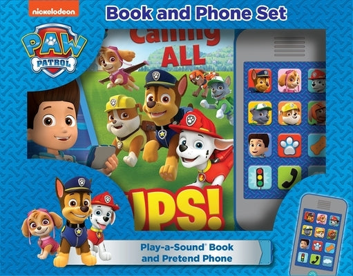 Nickelodeon Paw Patrol: Calling All Pups Book and Phone Sound Book Set [With Toy and Battery] Paperback Pi Kids