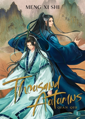 Paperback of Thousand Autumns: Qian Qiu Vol. 1 novel by Seven Seas, featuring cover art with traditional Chinese-inspired design.