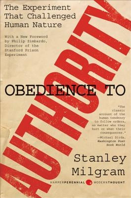 Obedience to Authority: An Experimental View Paperback Harper Perennial