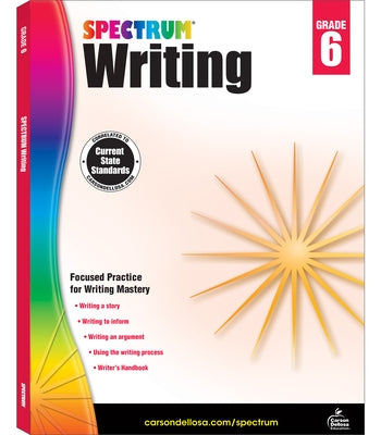 Spectrum Writing, Grade 6: Volume 40 Paperback Spectrum