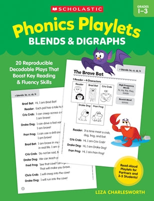 Phonics Playlets: Blends & Digraphs Paperback Scholastic Teaching Resources