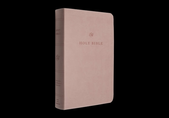 ESV Large Print Personal Size Bible, Red Letter (Trutone, Blush Rose) by 