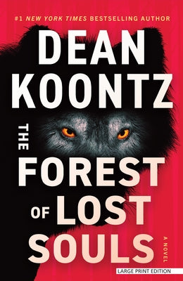 Large print paperback of The Forest of Lost Souls with dark forest cover and mysterious imagery by Large Print Press.