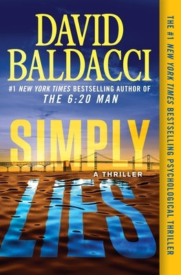 Paperback of Simply Lies: A Psychological Thriller by Grand Central Publishing, showing the book cover with title and author.