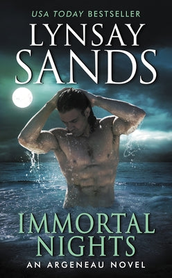 Mass market paperbound book titled Immortal Nights by Avon Books with dark cover art and Gothic imagery.