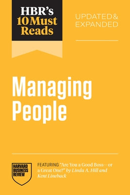 Paperback of Harvard Business Review Press's "Hbr's 10 Must Reads on Managing People" with a clean cover design and title text.