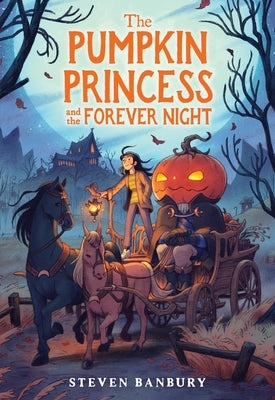 Paperback of The Pumpkin Princess and the Forever Night by Little, Brown Books for Young Readers, with colorful Halloween-themed cover art.