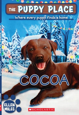 Paperback of Cocoa from The Puppy Place #25 by Scholastic Paperbacks featuring the puppy's image on the cover.