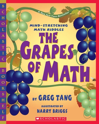 Paperback of The Grapes of Math by Scholastic Paperbacks with colorful cover illustration.