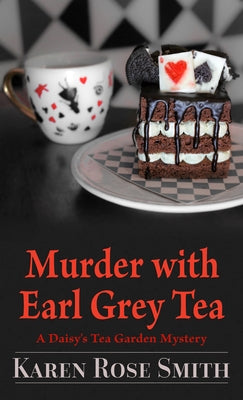 Paperback of Murder with Earl Grey Tea novel by Thorndike Press, featuring a cover image with a tea cup and mystery elements.