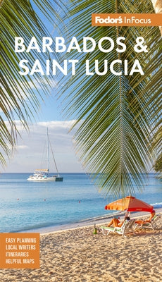 Paperback travel guide for Barbados and St. Lucia by Fodor's Travel Publications, featuring colorful cover and maps inside.