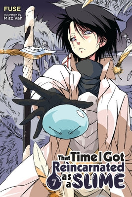 Paperback of "That Time I Got Reincarnated as a Slime" Vol. 7 light novel by Yen on, featuring the cover illustration.
