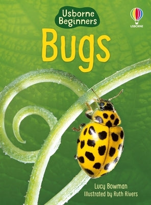 Colorful Usborne Books paperback titled "Bugs" featuring detailed illustrations of various insects on the cover.