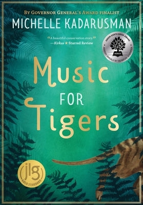 Paperback of "Music for Tigers" by Pajama Press featuring colorful illustrated cover art.