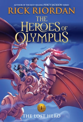 Paperback of The Heroes of Olympus Book One: The Lost Hero by Disney Hyperion, featuring the new cover art.