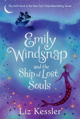 Paperback of Emily Windsnap and the Ship of Lost Souls by Candlewick Press, featuring a colorful book cover with underwater scenes.