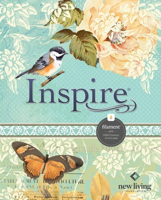 Inspire Bible Nlt, Filament Enabled (Hardcover Leatherlike, Aquamarine) by Tyndale