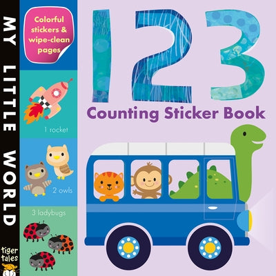 123 Counting Sticker Book Paperback Tiger Tales