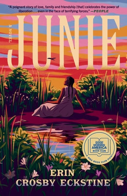 Paperback copy of "Junie: A GMA Book Club Pick" by Ballantine Books, featuring the book cover with title and author.