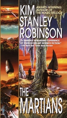Cover of "The Martians" by Spectra Books, a mass market paperbound science fiction novel featuring Martian landscapes and spaceships.