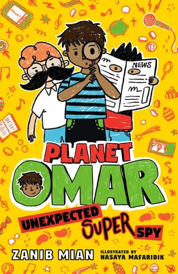 Paperback of Planet Omar: Unexpected Super Spy by G.P. Putnam's Sons Books for Young Readers, showing the book cover with colorful illustrations.