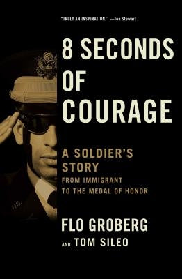 Paperback of "8 Seconds of Courage" by Simon & Schuster, showing the book cover with title and author details.