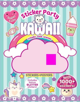 Kawaii Sticker Party Paperback Iseek