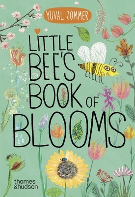 Little Bee's Book of Blooms board book by Thames & Hudson showing colorful floral illustrations for children.