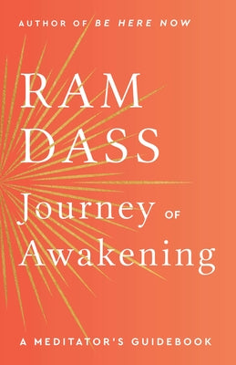 Paperback copy of "Journey of Awakening: A Meditator's Guidebook" by Random House Publishing Group, showing the book cover with title.