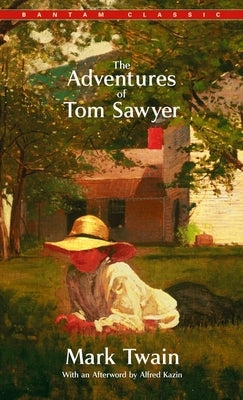 Cover of Bantam Classics mass market paperbound edition of The Adventures of Tom Sawyer featuring a vintage illustration.