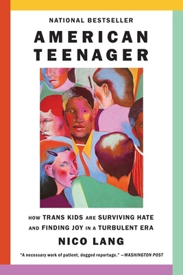 Paperback book titled "American Teenager" by Harry N. Abrams, featuring a cover with vibrant colors and illustrations.
