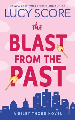 Paperback of "The Blast from the Past" Riley Thorn novel by Bloom Books, showing the book cover with colorful design elements.