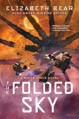 Paperback of The Folded Sky by S&s/Saga Press featuring cover art with celestial and sky imagery.