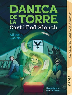 Paperback of Danica Dela Torre's Certified Sleuth by Annick Press featuring a colorful book cover with illustrations.