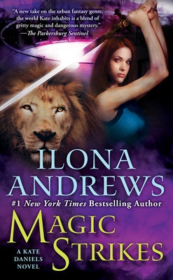Mass market paperback of "Magic Strikes" by Ace Books, featuring a fantasy novel cover with mystical artwork.