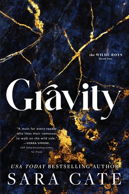Paperback copy of the novel "Gravity" by Sourcebooks Casablanca showing the book cover with title and author.