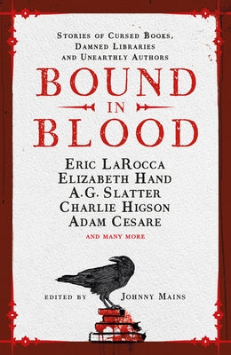 Paperback copy of "Bound in Blood" by Titan Books UK, showing the front cover with dark, gothic artwork.