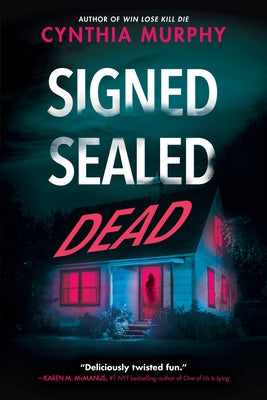 Signed Sealed Dead paperback book by Delacorte Press, featuring its cover design with bold title and author details.
