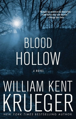 Blood Hollow paperback book by Atria Books, featuring a dark, moody cover with haunting imagery and mysterious forest scene.