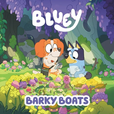 Bluey: Barky Boats paperback book by Penguin Young Readers Licenses featuring Bluey and her friends on colorful boat adventures.