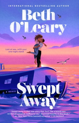 Paperback of "Swept Away" by Berkley Books, featuring the book cover with colorful artwork and title text.