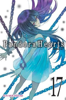 Paperback of Pandora Hearts Vol. 17 comic book by Yen Press, featuring cover art with dark fantasy characters.