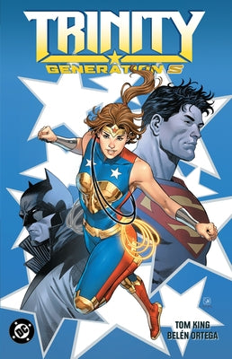 DC Comics Trinity: Generation S paperback book cover featuring iconic superhero characters and vibrant artwork.