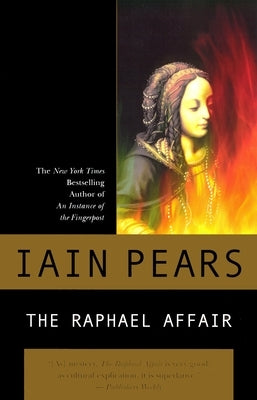 Cover of The Raphael Affair paperback novel by Berkley Books featuring a mysterious artistic scene.